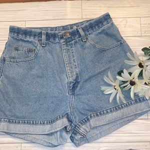 🌺 Vintage Bill Blass High Rise Mom Jean Shorts Sz 8